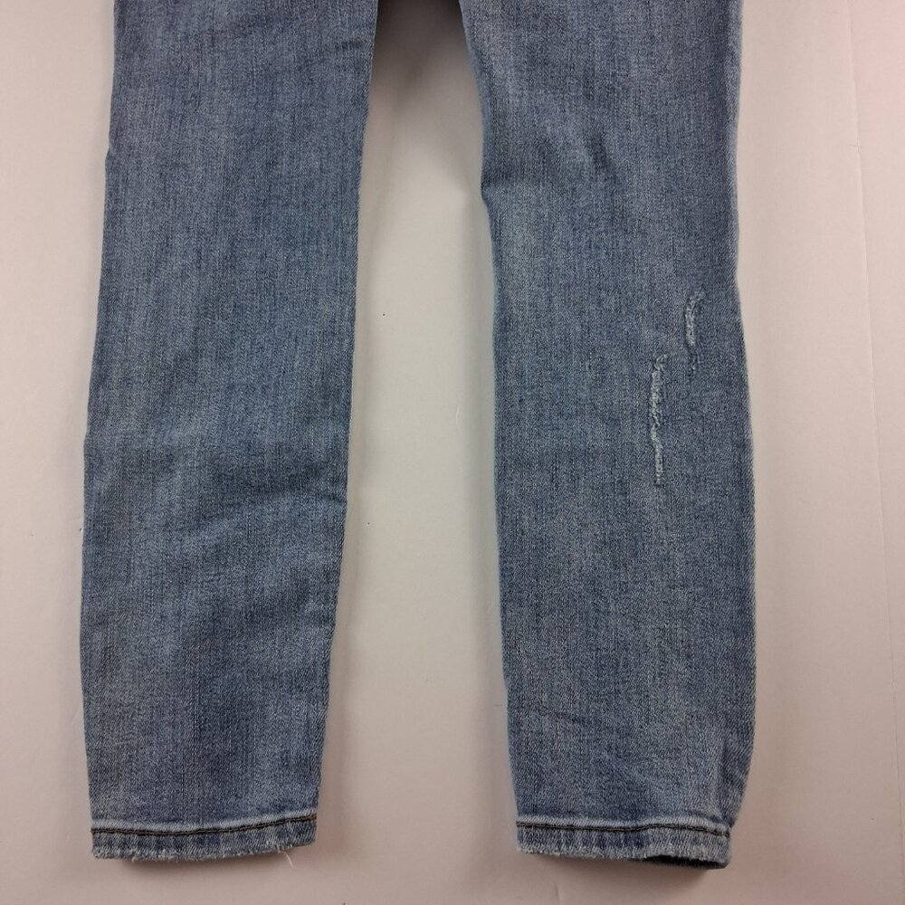 Judy Blue Control Top Skinny Jeans Women's Size 3/26 Light Wash Distressed - Picture 5 of 8